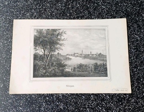 Altes bild stich - von, glogau