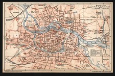 Stadtplan anno 1896 - Breslau