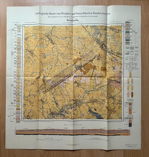 Geologische karte von preußen - geologische,