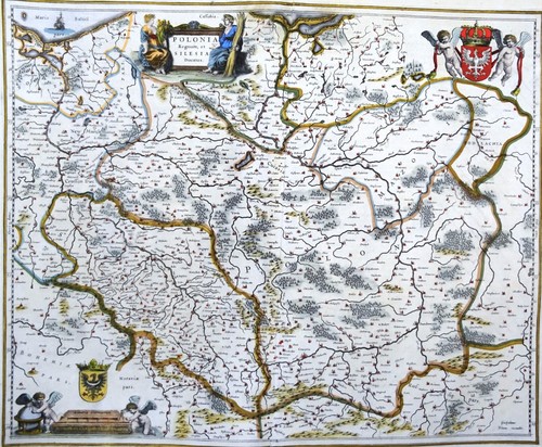 Polen schlesien blaeu - w.,