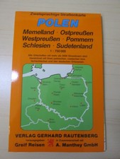 zweisprachige Straßenkarte -