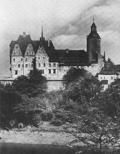 Die burg tzschocha - tzschocha/, zamek