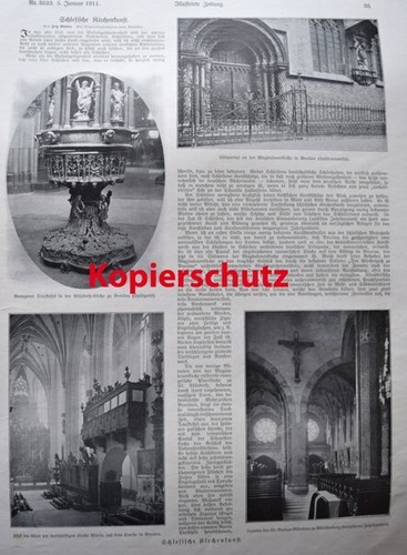 Schlesien kirchenkunst breslau - schlesien,
