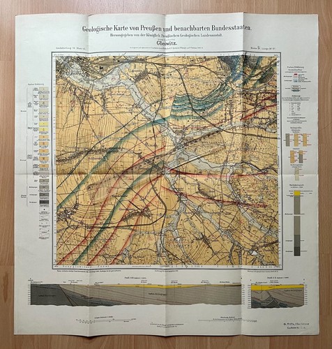 Geologische karte von - karte,